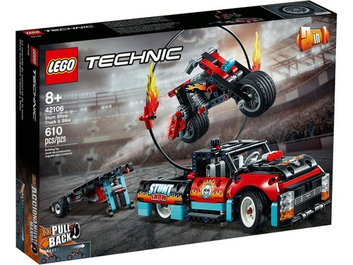 Lego Technic 42106 Truck en motor voor stuntshow
