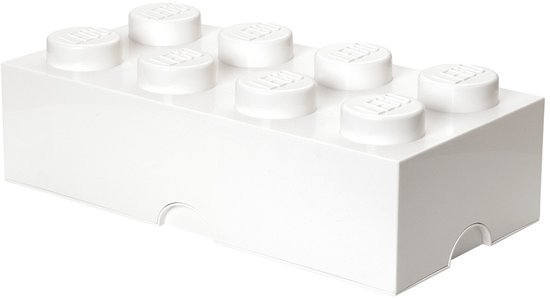 Lego opbergbox 25x50cm wit