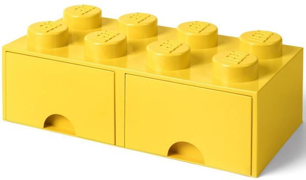 Lego Opberglade Brick 8 Geel