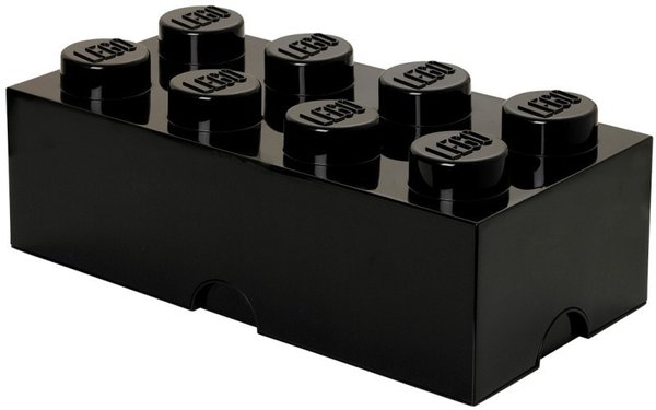 Lego 4004 opbergbox 25x50cm zwart