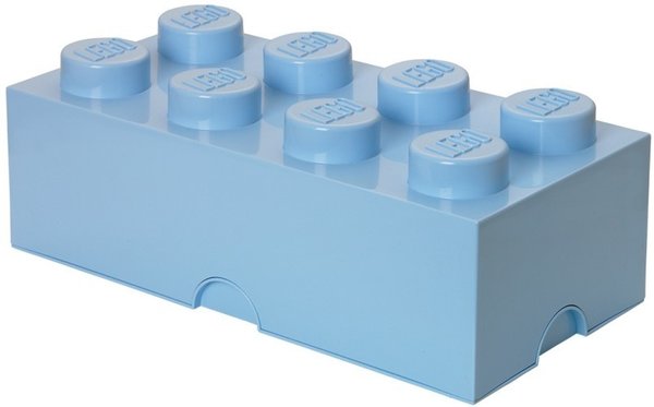 Lego 4004 opbergbox 25x50cm Licht blauw