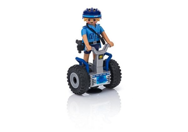 Playmobil City Action 6877 Politieagente met balans racer