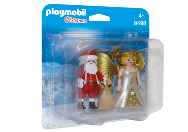 Playmobil Christmas 9498 Duopack Kerstman en Kerstengel