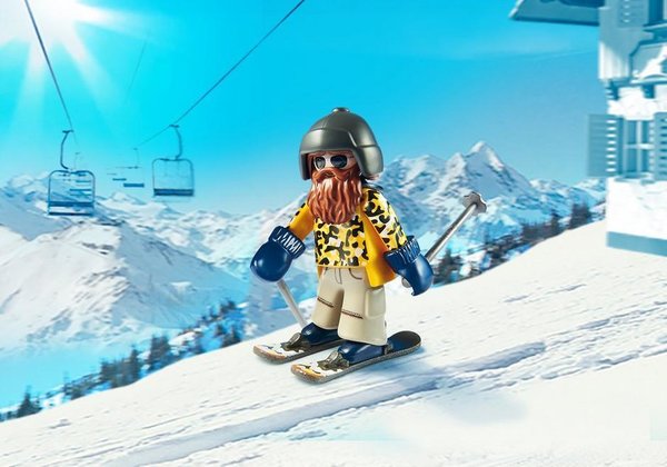 Playmobil Family fun 9284 Skiër op snowblades