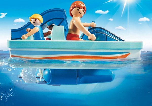 Playmobil Family Fun 9424 Waterfiets met glijbaan