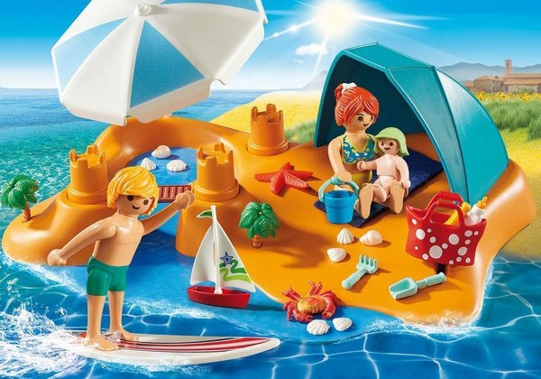 Playmobil Family Fun 9425 Familie aan het strand