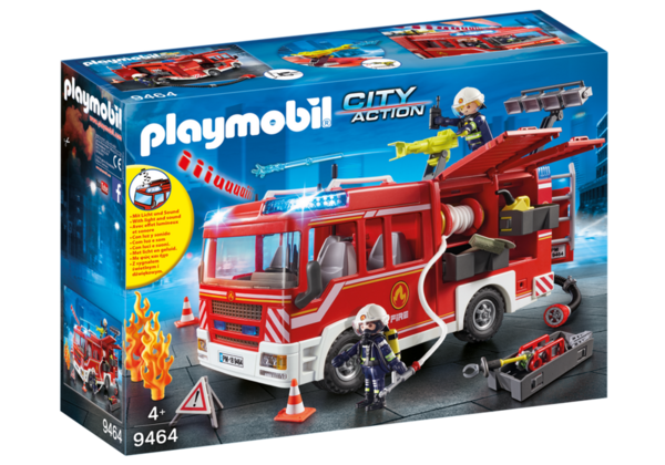 Playmobil City Action 9464 Brandweer pompwagen