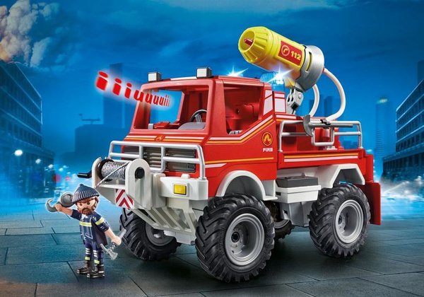 Playmobil City Action 9466 Brandweer terreinwagen met waterkanon
