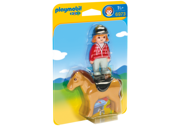Playmobil 1.2.3 6973 Ruiter met paard
