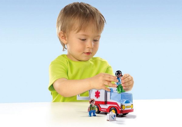 Playmobil 1.2.3 9122 Ziekenwagen