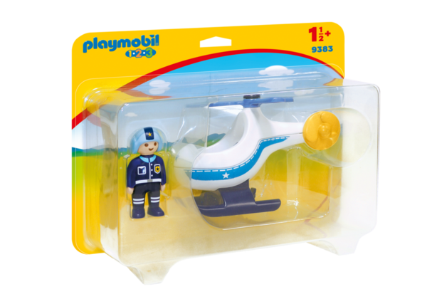 Playmobil 1.2.3 9383 Politiehelikopter