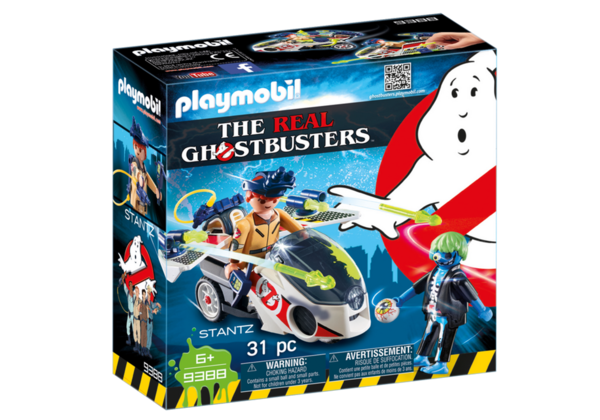 Playmobil Ghostbusters 9388 Stanz Met luchtmoto