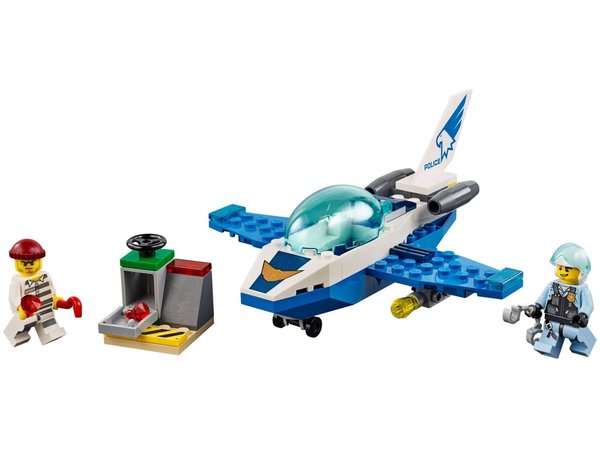 Lego City 60206 Luchtpolitie vliegtuigpatrouille