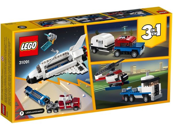Lego Creator 31091 Spaceshuttle transport