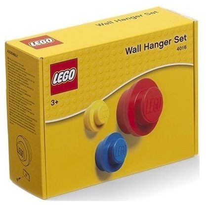 Lego Wall Hanger Set 4016 Rood Blauw Geel