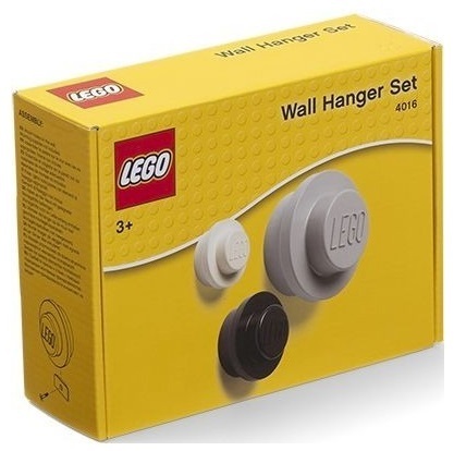 Lego Wall Hanger Set 4016 Grijs Zwart Wit