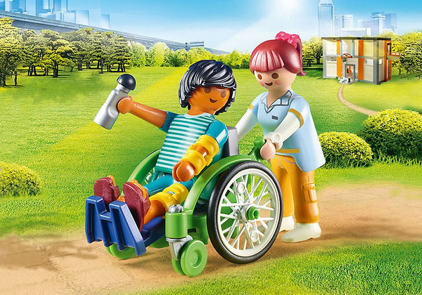 Playmobil City Life 70193 Patient in rolstoel