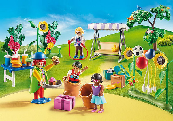 Playmobil Dollhouse 70212 Kinderfeestje met clown