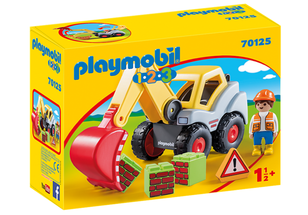 Playmobil 70125 1.2.3 Graaflader