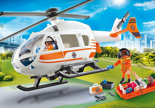 Playmobil City Life 70048 Eerste hulp helikopter