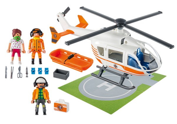 Playmobil City Life 70048 Eerste hulp helikopter