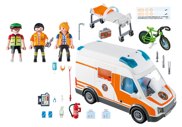 Playmobil City Life 70049 Ambulance en ambulanciers