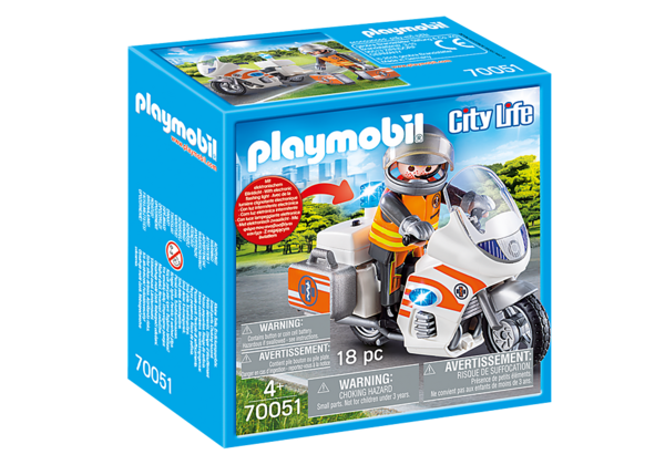 Playmobil 70051 City Life Spoedarts op motor