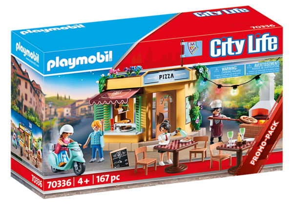 Playmobil City Life 70336  Pizzeria met tuinrestaurant