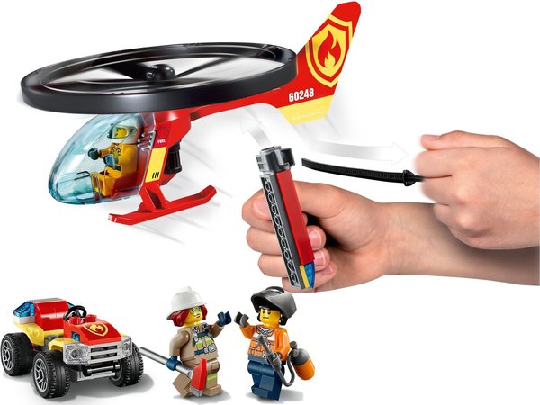 Lego City 60248 Brandweerhelikopter reddingsoperatie