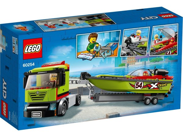 Lego City 60254 Raceboottransport