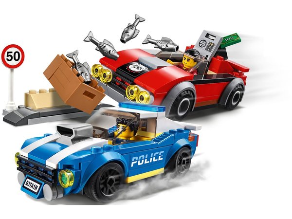 Lego City 60242 Politiearrest op de snelweg