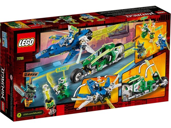 Lego Ninjago 71709 Jay en Lloyd's supersnelle racers