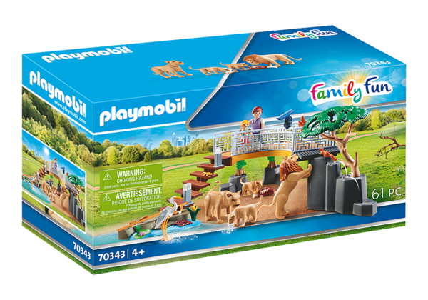 Playmobil Family Fun 70343 Leeuwen in het buitenverblijf