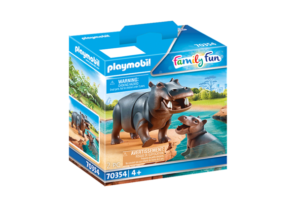 Playmobil Family Fun 70354 Nijlpaard met baby