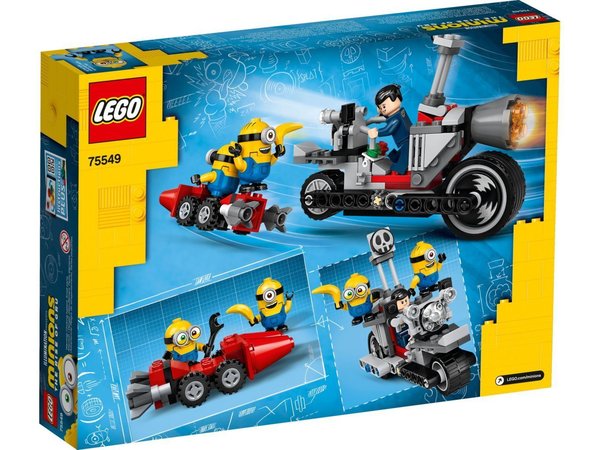 Lego Minions 75549 Enerverende motorachtervolging.