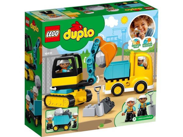 Lego Duplo 10931 Truck & Graafmachine met rupsbanden