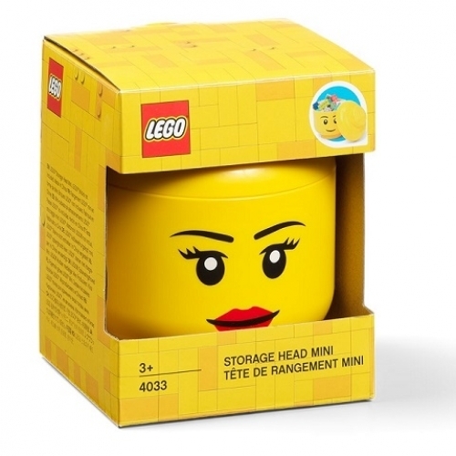 Lego Storage head XS Girl