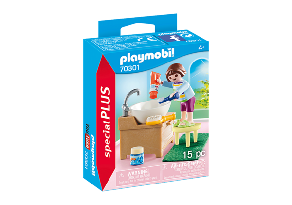 Playmobil Special Plus 70301 Meisje aan wastafel