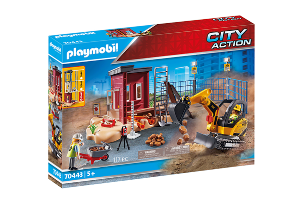 Playmobil City Action 70443 Mini graafmachine met bouwonderdeel