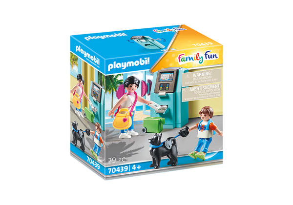 Playmobil Family Fun 70439 Vakantiegangers met geldautomaat