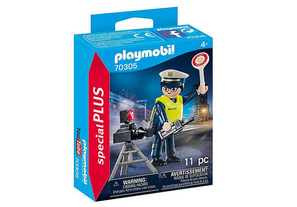 Playmobil Special Plus 70305 Politieman met flitcontrole