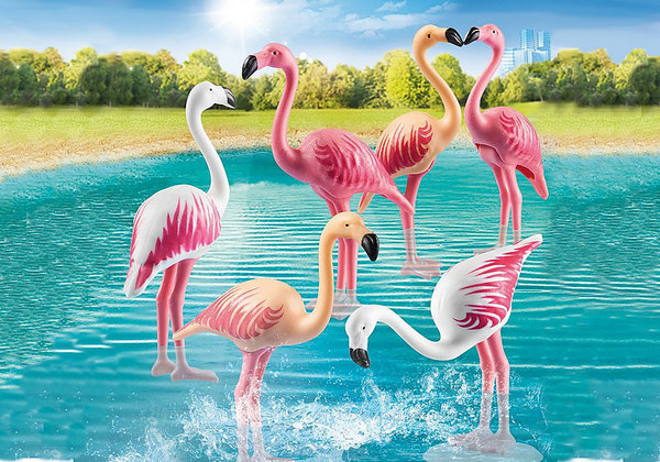 Playmobil Family Fun 70351 Zwerm flamingo's