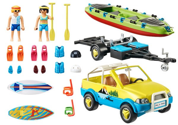 Playmobil Family Fun 70436 Strandwagen met kano's