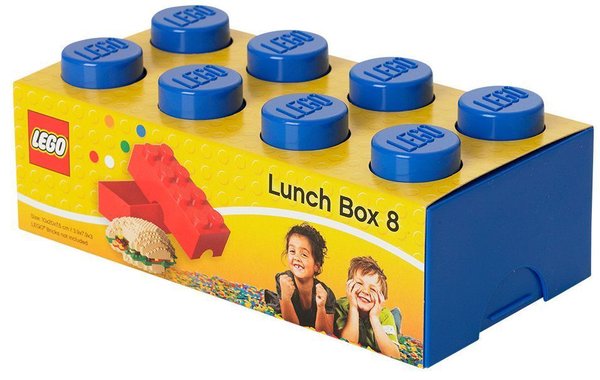Lego Classic lunchbox brick 8 blauw