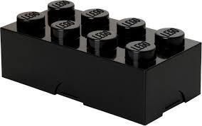 Lego Classic Lunchbox brick 8 zwart