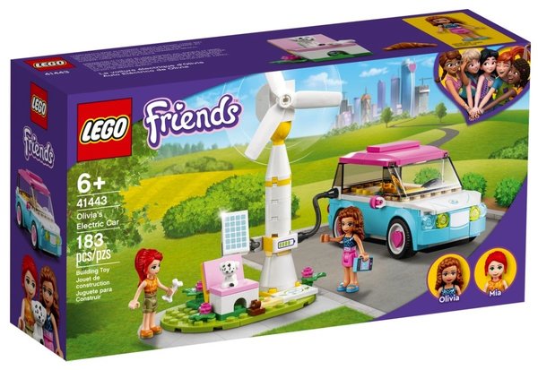 Lego Friends 41443 Olivia's elektrische auto