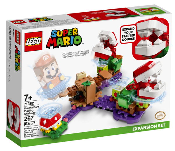Lego Super Mario 71382 Uitbreidingsset: Piranha Plant-puzzeluitdaging