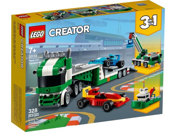 Lego Creator 31113 Racewagen transportvoertuig