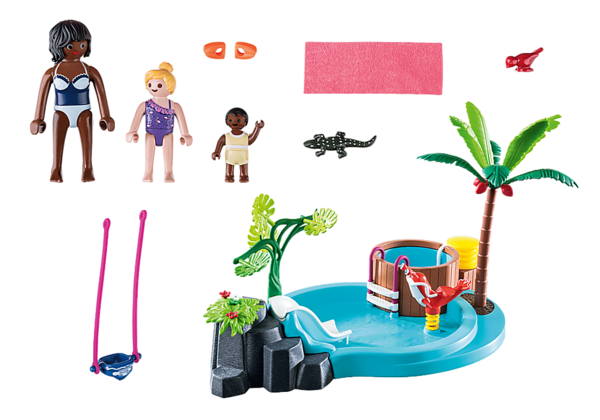 Playmobil Family Fun 70611 Kinderzwembad met whirlpool