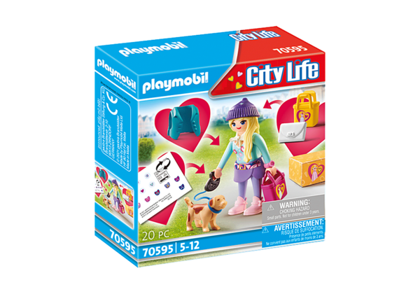 Playmobil City Life 70595 Modemeisje met Hond